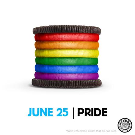 Biscuit Oreo Gay pride