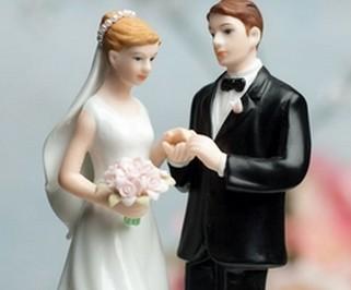 Figurine mariés