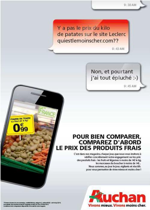 Publicité d'Auchan