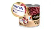 Origin&rsquo;Info : D’aucy va plus loin en précisant l&rsquo;origine des légumes et leur lieu de conditionnement