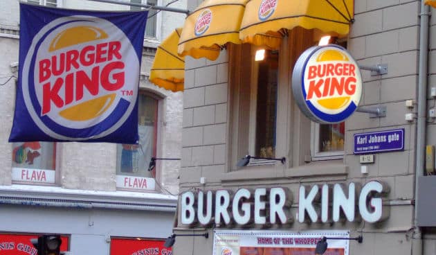 Burger King retire les sodas des menus enfants