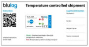 Blulog lance la nouvelle version de son enregistreur NFC pour la température durant le transport