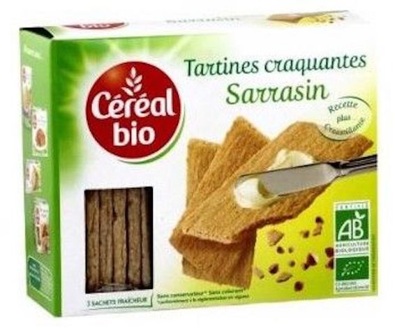 Céréal Bio rappelle ses Tartines au sarrasin