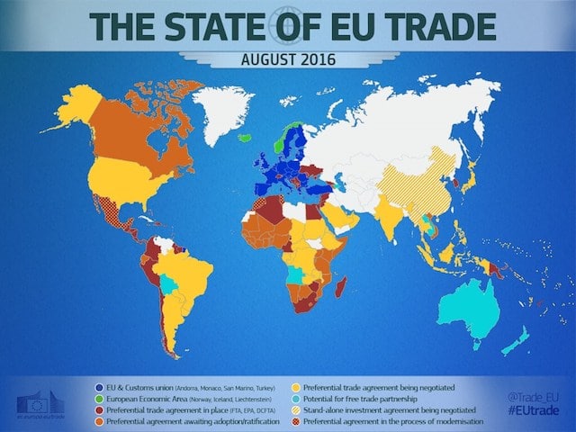Les accords commerciaux stimuleraient le secteur agroalimentaire de l’UE