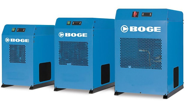 BOGE présente ses nouveaux sécheurs frigorifiques et sécheurs tandems