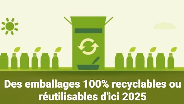 Nestlé annonce 100% d’emballages recyclables d’ici à 2025