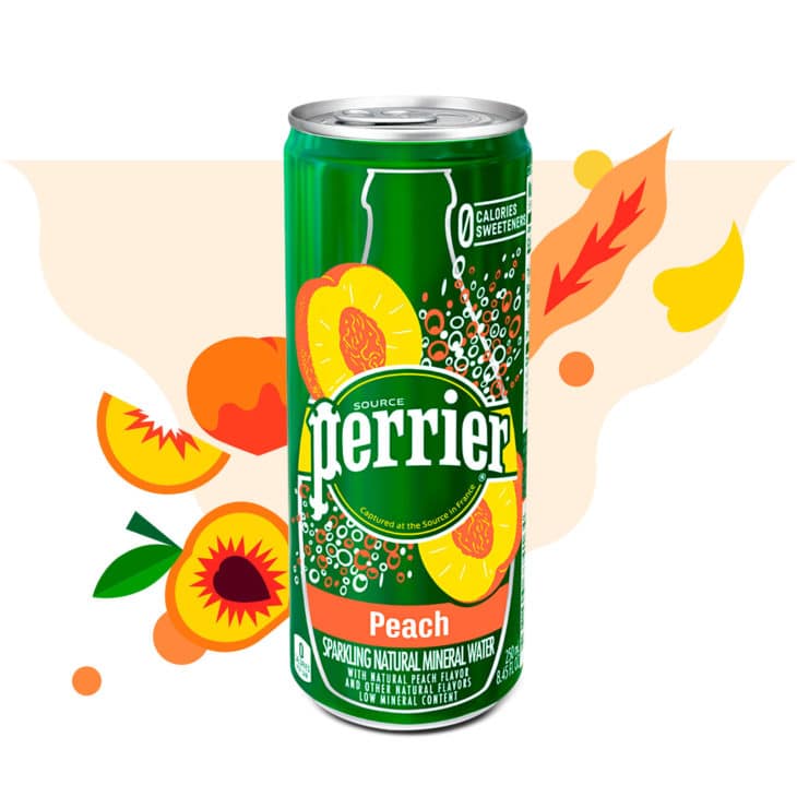 Perrier introduit l’arôme pêche