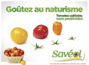 Savéol accompagne sa nouvelle gamme de tomates Sans Pesticides avec humour