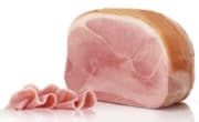 Une coloration rose typique du jambon en bio et clean label