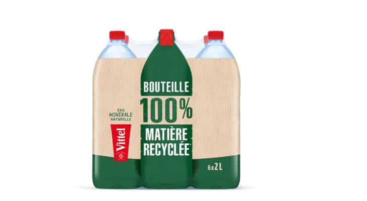 La première bouteille de lait en plastique recyclé chimiquement