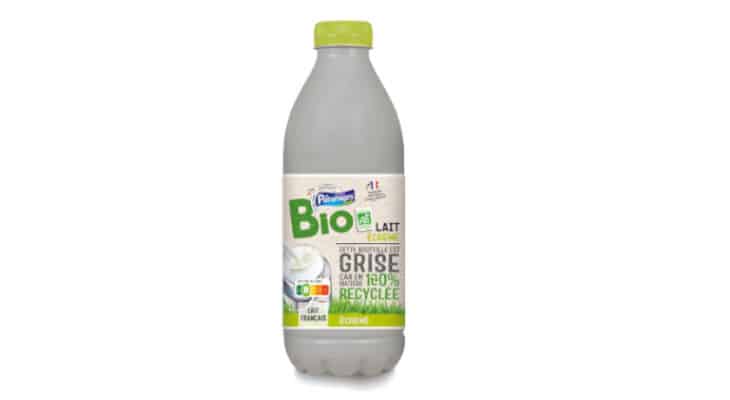Emballage : Intermarché et la Laiterie Saint-Père lancent la première bouteille grise en 100% rPET opaque