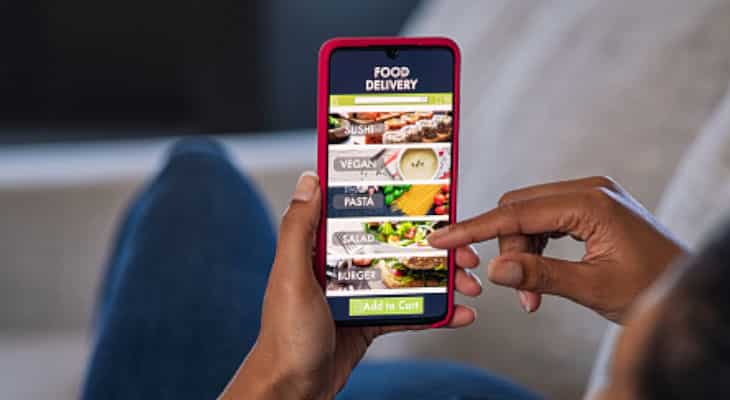 La Food Delivery ou Livraison de nourriture en ligne devrait bondir de 10% en 2021