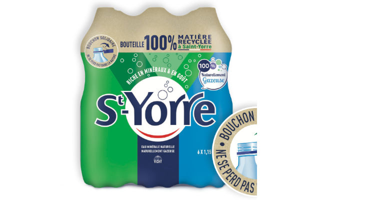 Des bouteilles en matière 100% recyclée pour St-Yorre