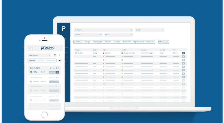 Procsea dévoile sa plateforme d’e-achats pour les produits frais
