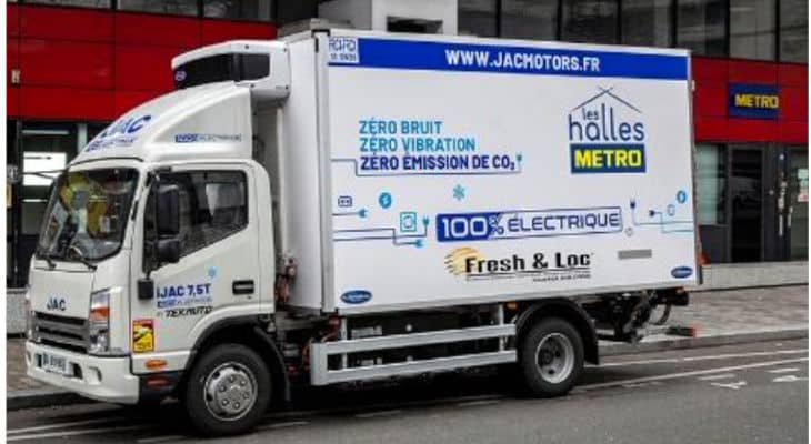 Transport : Premier test européen d’un camion électrique multi-température