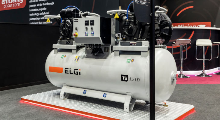 ELGi lance une gamme de compresseurs d'air alternatifs à