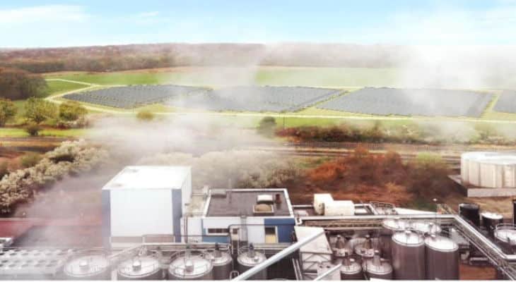 Newheat et Lactalis s’associent pour la construction de la plus grande centrale solaire thermique de France