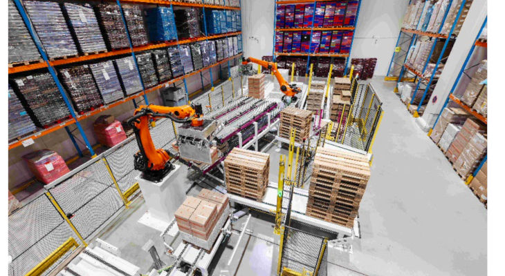 STEF met en service une solution robotisée en environnement surgelé