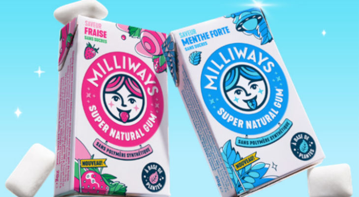 Milliways débarque en France avec une innovation durable : le chewing-gum sans plastique