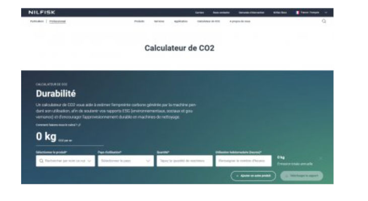 Nilfisk dévoile le premier calculateur de CO₂ du nettoyage industriel, un outil clé pour la décarbonation en agroalimentaire