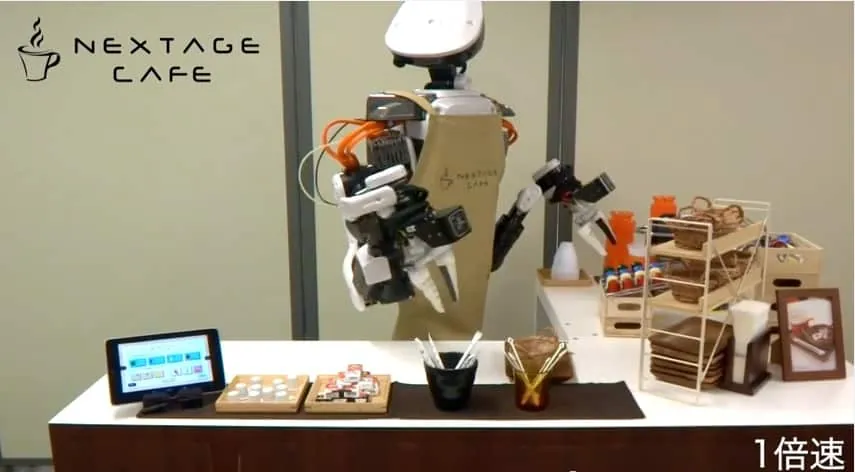 Les robots NextAge ne servent pas uniquement le café. Ils sont employés dans des lignes d'assemblage au Japon.