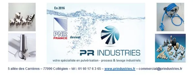PR Industries : des solutions de pulvérisation pour les process et le lavage industriels