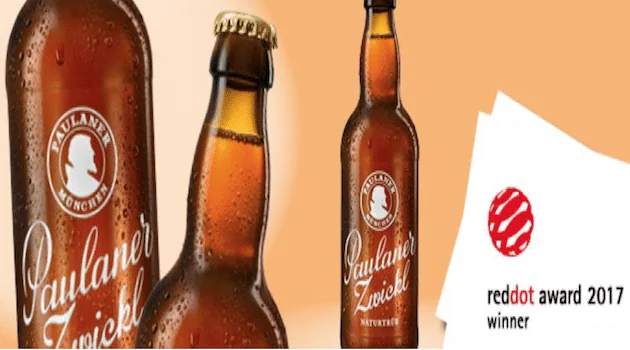 Packaging : La bière Paulaner Zwickl remporte un Red Dot Award