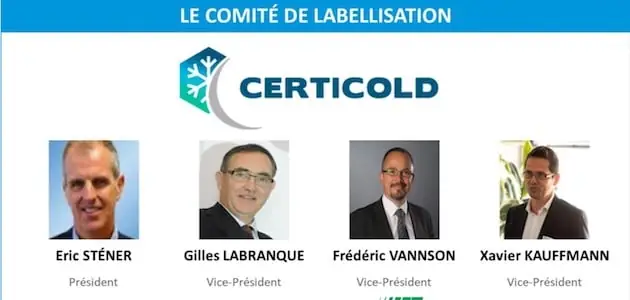 Nomination : Certicold, un nouveau président pour le comité de labellisation